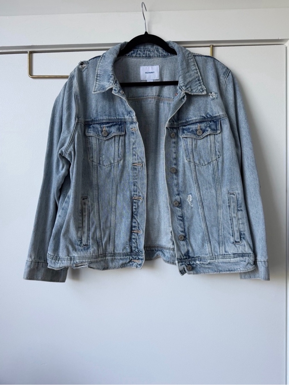 Old Navy Light Blue Washed Denim Jacket - Women's